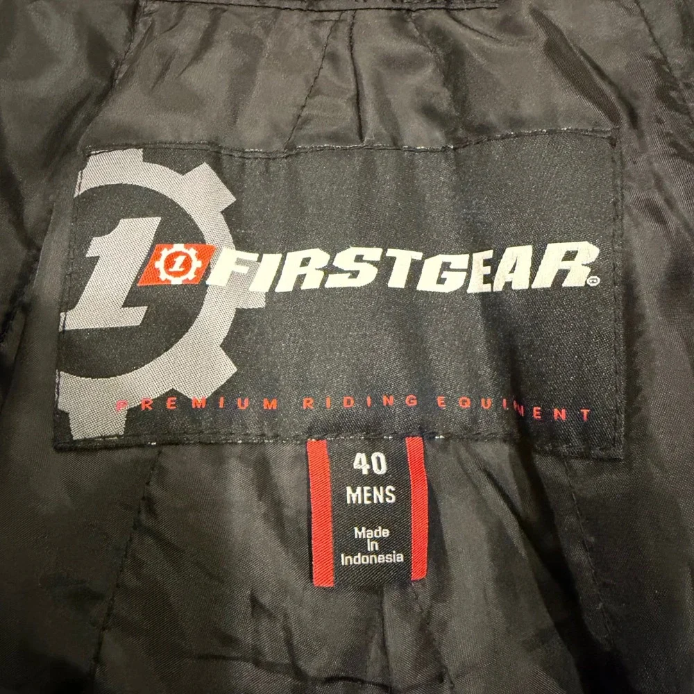 Firstgear Overpants Mens 40 Black Motorcycle Riding Pants Removable Liner